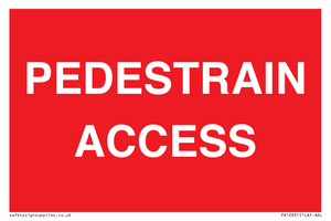 PEDESTRAIN ACCESS